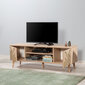 TV-laud Selsey Smartser 140 cm, pruun/tamm цена и информация | Televiisori alused | hansapost.ee