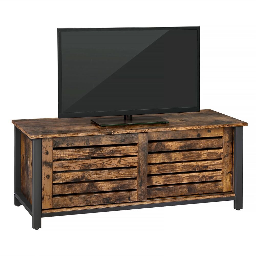 TV-laud Songmics 110 cm, pruun hind ja info | Televiisori alused | hansapost.ee