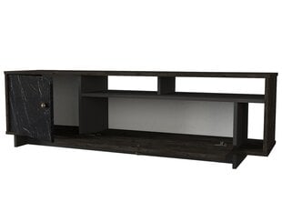 ТВ столик Kalune Design Artem, черный/коричневый цена и информация | Тумбы под телевизор | hansapost.ee