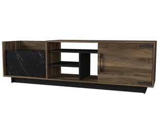 ТВ столик Kalune Design Siento, коричневый/белый цена и информация | Тумбы под телевизор | hansapost.ee