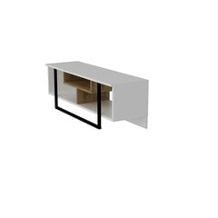 ТВ столик Kalune Design Asal 120 см, белый/дуб цена и информация | Тумбы под телевизор | hansapost.ee