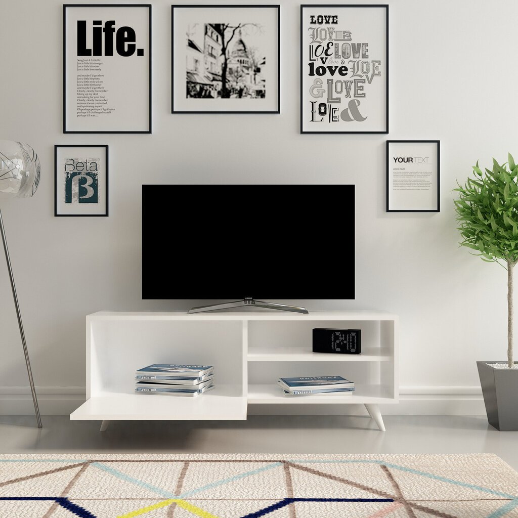 TV laud Kalune Design Venedik, valge hind ja info | Televiisori alused | hansapost.ee