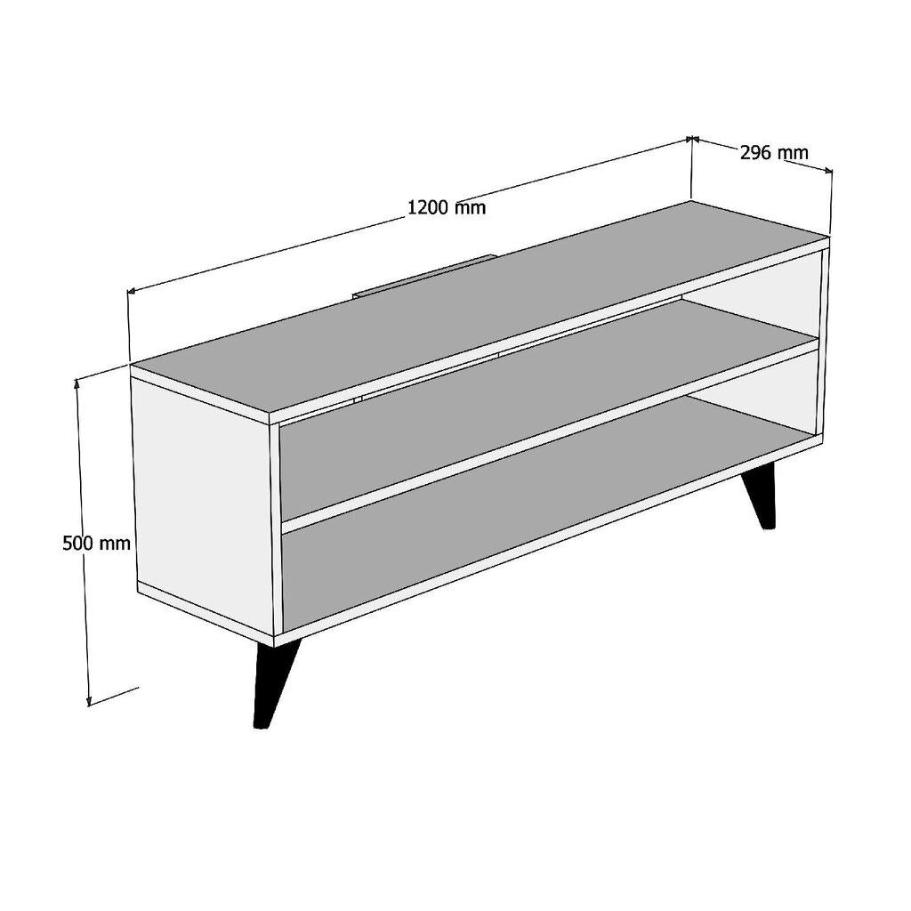 TV laud Kalune Design One, valge hind ja info | Televiisori alused | hansapost.ee