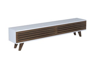 ТВ столик Kalune Design Hill, коричневый/белый цена и информация | Тумбы под телевизор | hansapost.ee