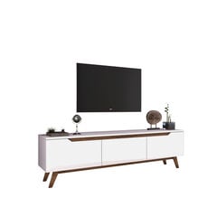TV laud Kalune Design D1, valge/pruun hind ja info | Televiisori alused | hansapost.ee