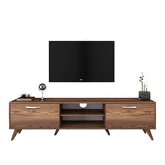 ТВ столик Kalune Design A9, коричневый цена и информация | Тумбы под телевизор | hansapost.ee