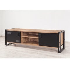 ТВ столик Kalune Design Cosmo Rex, коричневый/черный цена и информация | Тумбы под телевизор | hansapost.ee
