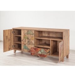 ТВ столик Kalune Design Marina Mila, коричневый/красный цена и информация | Тумбы под телевизор | hansapost.ee