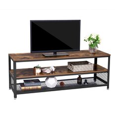 TV-laud Songmics 140 cm, pruun/must hind ja info | Televiisori alused | hansapost.ee