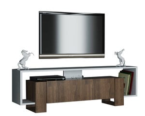 Столик для ТВ Mery, коричневый/белый цена и информация |  Тумбы под телевизор | hansapost.ee