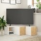 TV-laud Kalune Design 855 (II), valge/beeži värvi hind ja info | Televiisori alused | hansapost.ee