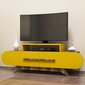TV-laud Kalune Design 845, 145 cm, pruun/kollane hind ja info | Televiisori alused | hansapost.ee