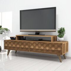 ТВ столик Kalune Design 845, 140 см, коричневый цена и информация | Тумбы под телевизор | hansapost.ee