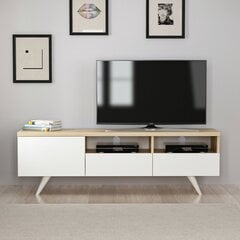 TV-laud Kalune Design 382(II), 150 cm, valge/beež värv hind ja info | Televiisori alused | hansapost.ee