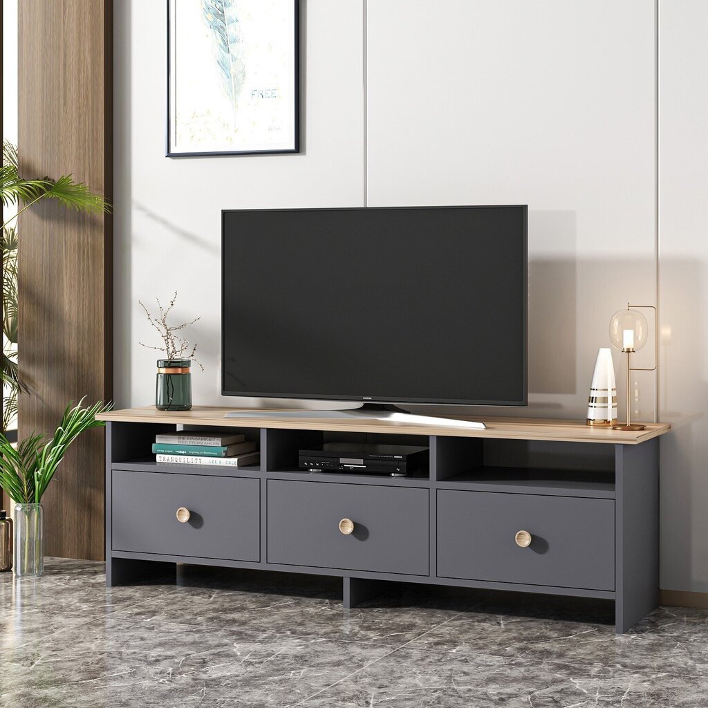 TV-laud Kalune Design 382, 150 cm, hall hind ja info | Televiisori alused | hansapost.ee
