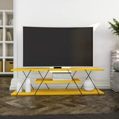 TV-laud Kalune Design 854, kollane цена и информация | Тумбы под телевизор | hansapost.ee