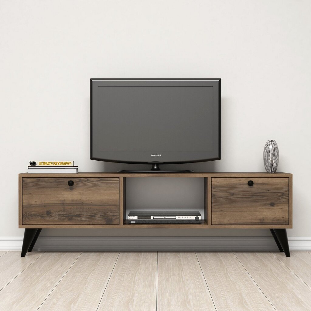 TV-laud Kalune Design 389, 139 cm, pruun цена и информация | Televiisori alused | hansapost.ee