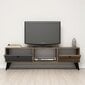 TV-laud Kalune Design 389, 138 cm, pruun/hall hind ja info | Televiisori alused | hansapost.ee