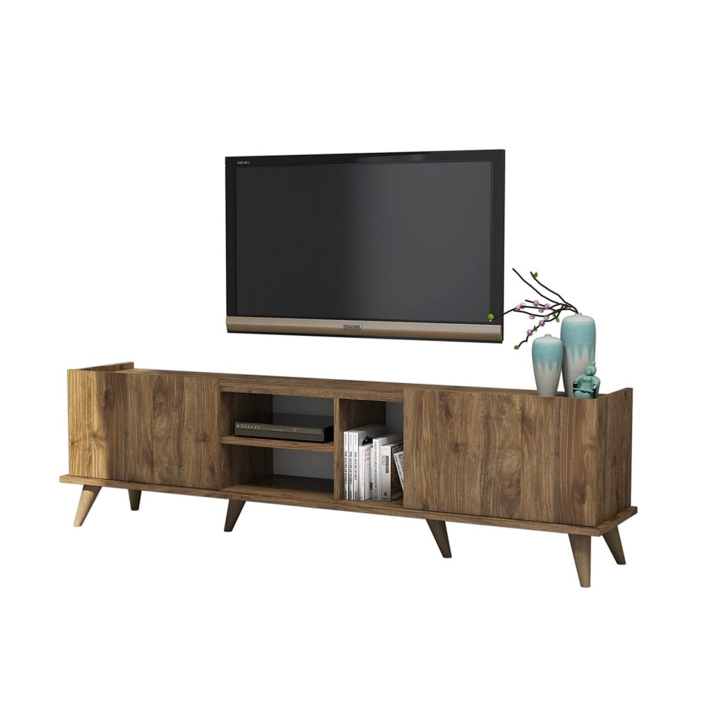 TV-laud Kalune Design 389, 180 cm, pruun hind ja info | Televiisori alused | hansapost.ee