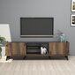 TV-laud Kalune Design 389, 180 cm, pruun/must hind ja info | Televiisori alused | hansapost.ee