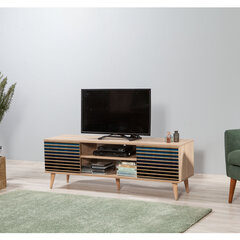 ТВ столик Kalune Design 863(I), темно-синий/дуб цена и информация | Тумбы под телевизор | hansapost.ee