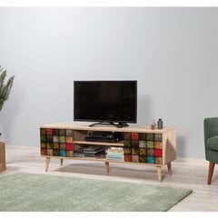 ТВ столик Kalune Design 863(I), разноцветный/дуб цена и информация | Тумбы под телевизор | hansapost.ee