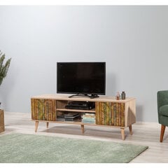 TV laud Kalune Design 863(I), tamme värv/kollane hind ja info | Televiisori alused | hansapost.ee