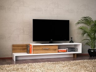 TV-laud Kalune Design 835, 161,8 cm, pruun/valge hind ja info | Televiisori alused | hansapost.ee