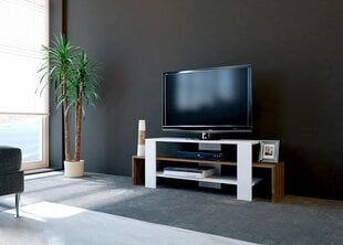 TV laud Kalune Design 745(III), 120 cm, pruun/valge hind ja info | Televiisori alused | hansapost.ee
