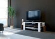 TV laud Kalune Design 745(III), 120 cm, pruun/valge цена и информация | Televiisori alused | hansapost.ee