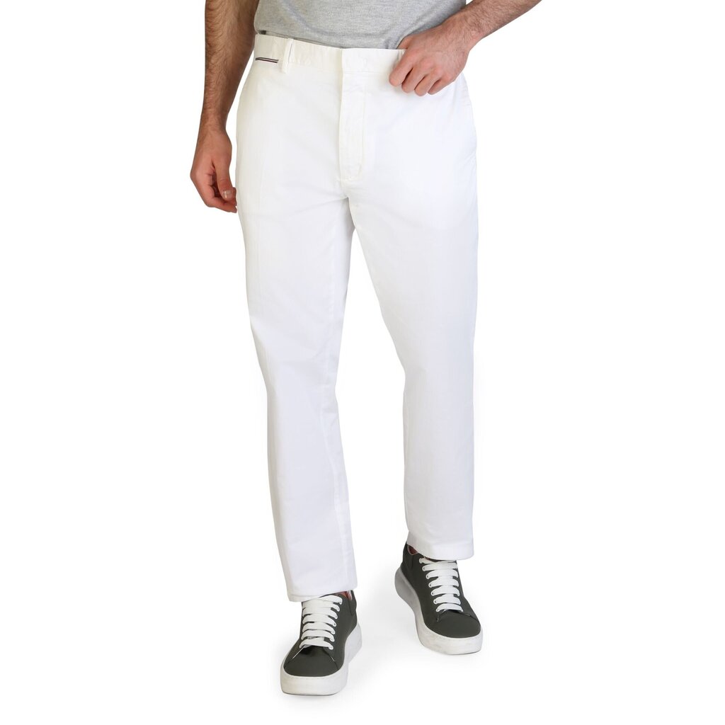 Meeste püksid Tommy Hilfiger- MW0MW13299, valge hind ja info | Püksid meestele | hansapost.ee