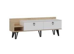 ТВ столик Kalune Design Mia, белый/коричневый цена и информация | Тумбы под телевизор | hansapost.ee