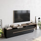 TV-laud Kalune Design Pia, must/pruun цена и информация | Televiisori alused | hansapost.ee