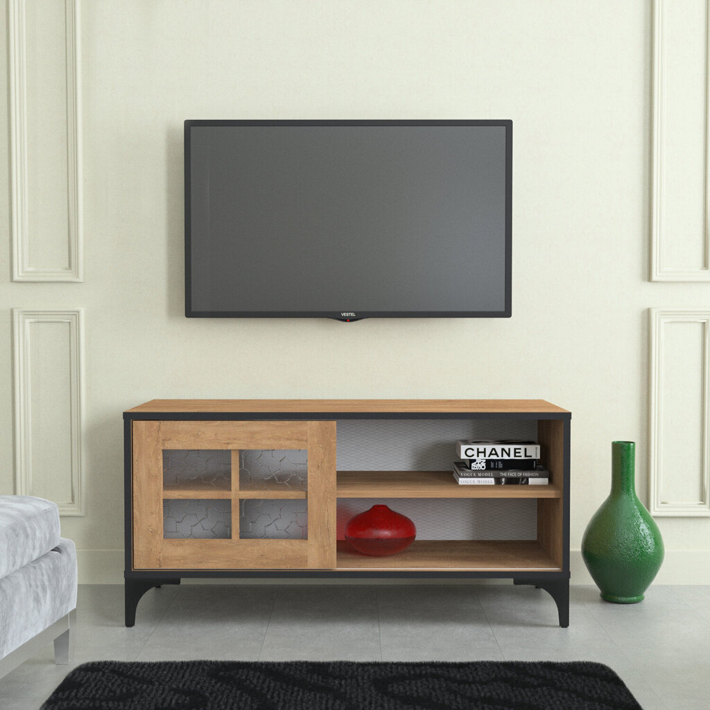 TV-laud Kalune Design Revival 100Lk, pruun/must hind ja info | Televiisori alused | hansapost.ee