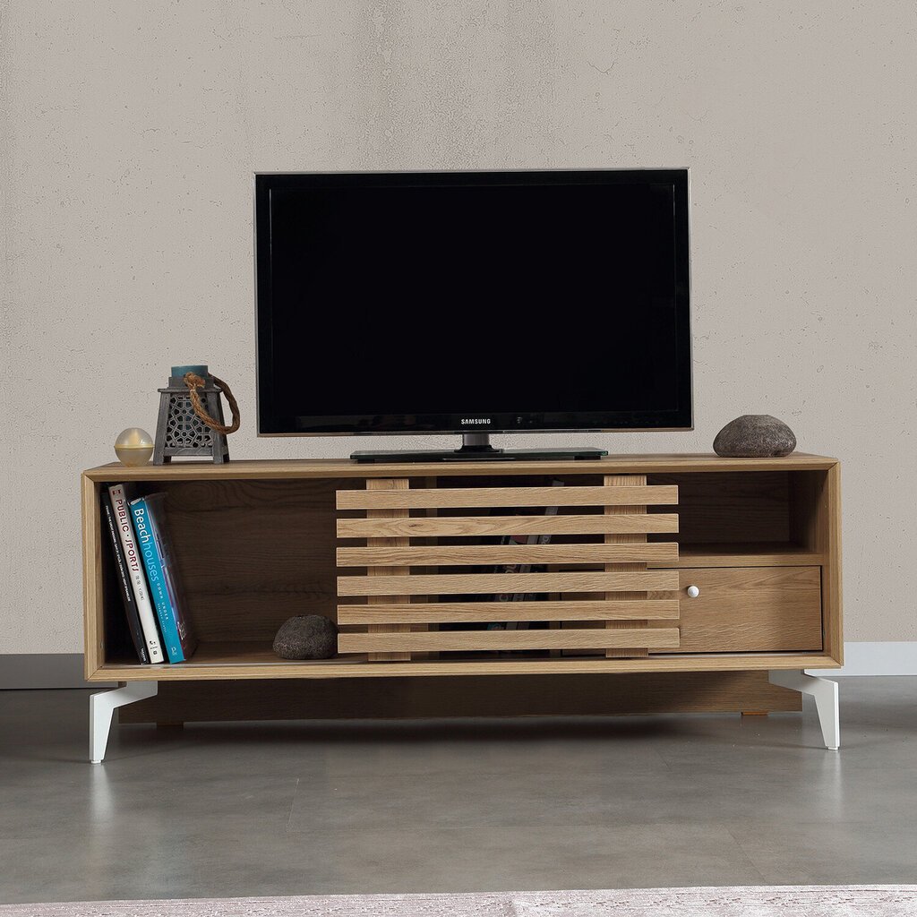 TV-laud Kalune Design Lulu 100Lk, pruun цена и информация | Televiisori alused | hansapost.ee