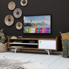 TV-laud Kalune Design Ticaba, pruun/valge hind ja info | Televiisori alused | hansapost.ee