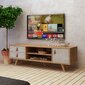 TV laud Kalune Design Seva, pruun/hall цена и информация | Televiisori alused | hansapost.ee