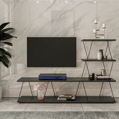 ТВ столик Kalune Design  Ilgaz, серый цена и информация | Тумбы под телевизор | hansapost.ee
