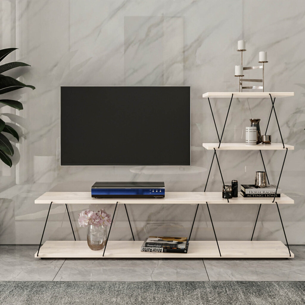 TV-laud Kalune Design Ilgaz, valge hind ja info | Televiisori alused | hansapost.ee