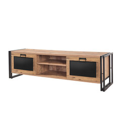 ТВ столик Kalune Design Arcas Norma, коричневый/черный цена и информация | Тумбы под телевизор | hansapost.ee