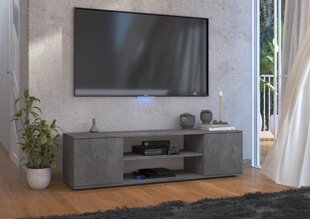 TV-laud ADRK Furniture Petra, tumehall hind ja info | Televiisori alused | hansapost.ee