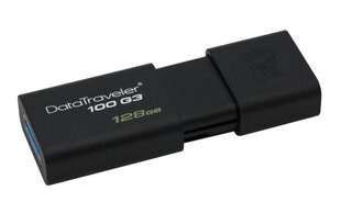 Mälupulk KINGSTON DataTraveler 100 G3 128 GB, USB 3.0 цена и информация | USB накопители данных | hansapost.ee