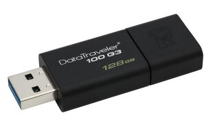 Mälupulk KINGSTON DataTraveler 100 G3 128 GB, USB 3.0 цена и информация | USB накопители данных | hansapost.ee