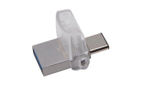 MEMORY DRIVE FLASH USB3.1/128GB DTDUO3C/128GB KINGSTON цена и информация | USB накопители данных | hansapost.ee