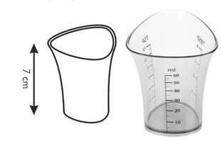 Мерный стакан Tescoma Presto, 60 мл цена и информация | Столовые и кухонные приборы | hansapost.ee