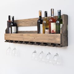 Деревянный винный стенд Kalune Design цена и информация | Kalune Design Кухонные товары, товары для домашнего хозяйства | hansapost.ee
