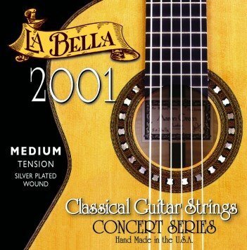 La Bella stygų komplektas klasikinei gitarai 2001MED Tension цена и информация | Muusikainstrumentide tarvikud | hansapost.ee