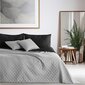 Kahepoolne voodikate Axel Silver Black, 170x210 cm цена и информация | Pleedid, voodikatted ja päevatekid | hansapost.ee