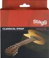 Rihm klassikalisele kitarrile Stagg SNCL001-BK цена и информация | Muusikainstrumentide tarvikud | hansapost.ee