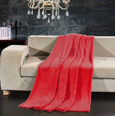 Одеяло Henry красное из микрофибры 220x240 см цена и информация | Покрывала, пледы | hansapost.ee